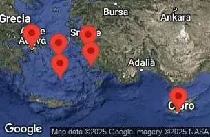 RCC BRILLIANCE OF THE SEAS - Itinerario di 7 notti partendo da ATENE (PIREO), GRECIA il 25/07/2025 - GRECIA, TURCHIA