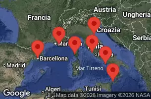 RCC BRILLIANCE OF THE SEAS - Itinerario di 7 notti partendo da BARCELLONA, SPAGNA il 22/06/2026 - BARCELLONA, SPAGNA, FRANCIA, AJACCIO, CORSICA, ITALIA, NAVIGAZIONE