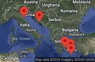RCC EXPLORER OF THE SEAS - Itinerario di 7 notti partendo da Ravenna il 16/05/2026 - ITALIA, NAVIGAZIONE, GRECIA, CROAZIA