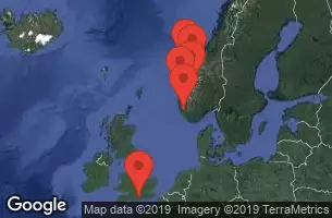 RCC EXPLORER OF THE SEAS - Itinerario di 8 notti partendo da LONDRA (SOUTHAMPTON), REGNO UNITO il 13/09/2019 - NORVEGIA