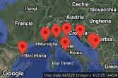 BARCELLONA, SPAGNA, NAVIGAZIONE, FRANCIA, ITALIA, CROAZIA, MONTENEGRO