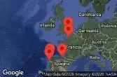 INGHILTERRA, FRANCIA, NAVIGAZIONE, BILBAO, SPAGNA, LA CORUÑA, SPAGNA, VIGO, SPAGNA