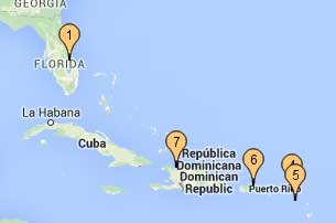 FLORIDA, ST. MAARTEN, ST. KITTS, PUERTO RICO, HAITI