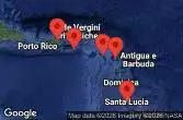 SAN JUAN, PORTO RICO, Saint Croix, Isole Vergini americane, ANTIGUA, Castries, Santa Lucia, Basseterre, Saint Kitts e Nevis, NAVIGAZIONE