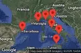 BARCELLONA, SPAGNA, FRANCIA, ITALIA, NAVIGAZIONE