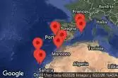 PORTOGALLO, NAVIGAZIONE, TENERIFE, ISOLE CANARIE, GRAN CANARIA, ISOLE CANARIE, CASABLANCA, MAROCCO, TANGERI, MAROCCO, PALMA DI MAIORCA, SPAGNA, BARCELLONA, SPAGNA