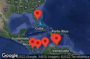 FLORIDA, COSTA RICA, PANAMA, COLOMBIA, ARUBA, BONAIRE, CURACAO