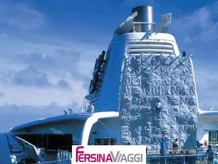 RCCL Brilliance of the seas - palestra di roccia