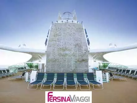 RCCL Serenade of the seas - palestra di roccia