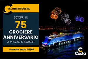 Promo 75 anni di costa costa crociere